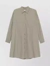Dries Van Noten Midi Shirt Dress Dropped Shoulders