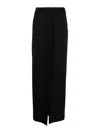 Dries Van Noten Midi Skirt In Black