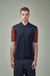 Dries Van Noten Midland M.k.polo In Blue