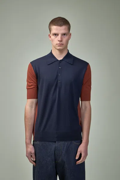 Dries Van Noten Midland M.k.polo In Blue