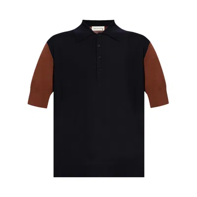Pre-owned Dries Van Noten Midland Polo 'navy' | Blue | Men's Size L