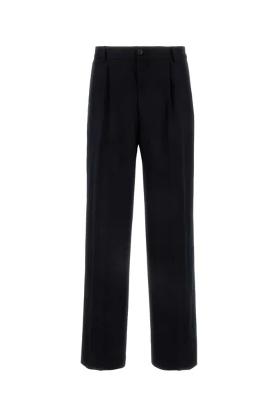 Dries Van Noten Midnight Blue Wool Penrud Pant
