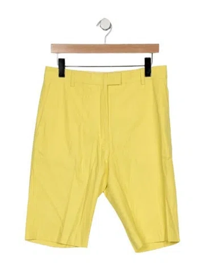 Pre-owned Dries Van Noten Mid-rise Straight Leg Jeans In Yellow