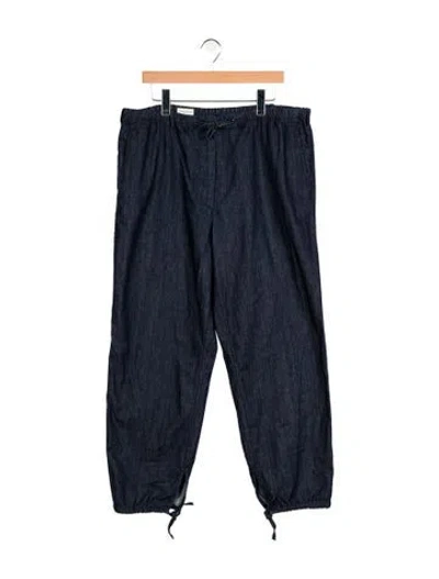 Pre-owned Dries Van Noten Mid-rise Wide Leg Jeans In Blue