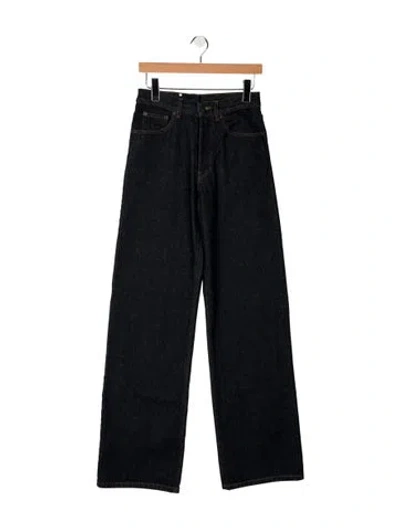 Pre-owned Dries Van Noten Mid-rise Wide Leg Jeans W/ Tags In Blue