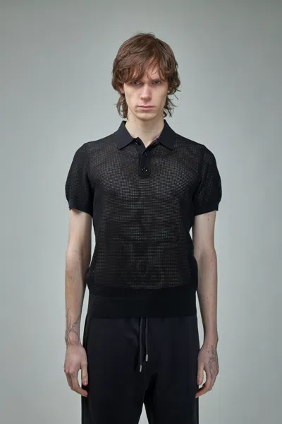 Dries Van Noten Mindo Polo In Black