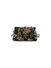Dries Van Noten Embellished Jacquard Clutch In Multi