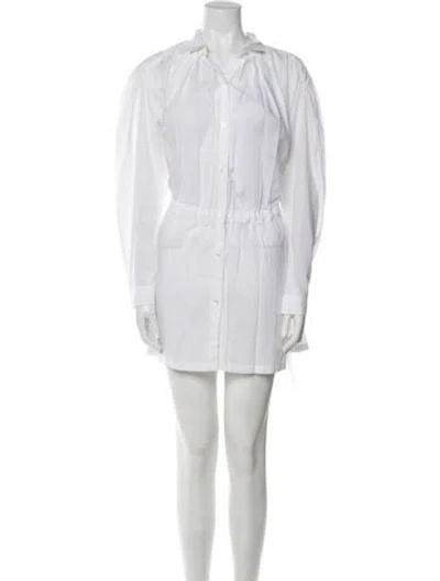 Pre-owned Dries Van Noten Mini Dress In White