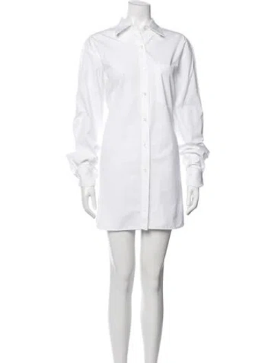 Pre-owned Dries Van Noten Mini Dress In White