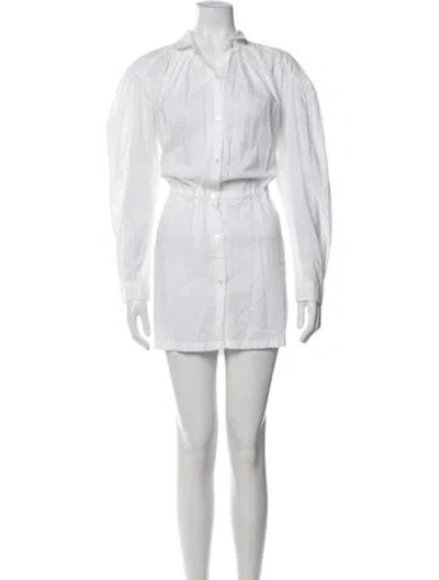 Pre-owned Dries Van Noten Mini Dress In White