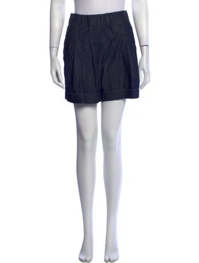 Pre-owned Dries Van Noten Mini Shorts In Blue