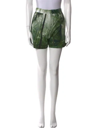 Pre-owned Dries Van Noten Mini Shorts In Green