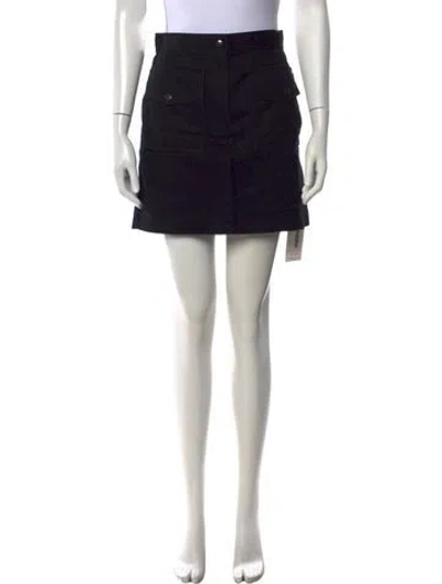 Pre-owned Dries Van Noten Mini Skirt In Black