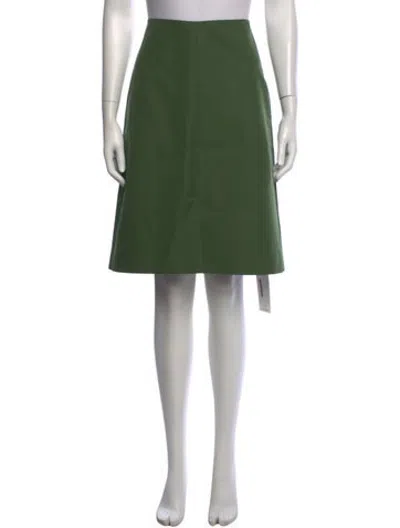 Pre-owned Dries Van Noten Mini Skirt In Green