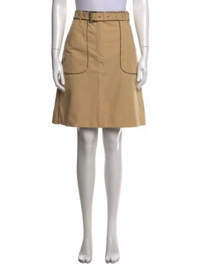 Pre-owned Dries Van Noten Mini Skirt In Neutrals