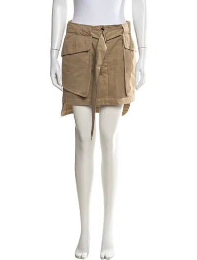 Pre-owned Dries Van Noten Mini Skirt In Neutrals