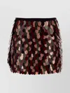 Dries Van Noten Short Wrap Skirt With Side Tie Fastening In Multi
