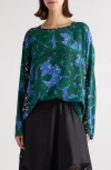 Dries Van Noten Long-sleeved Shirt In Malachite