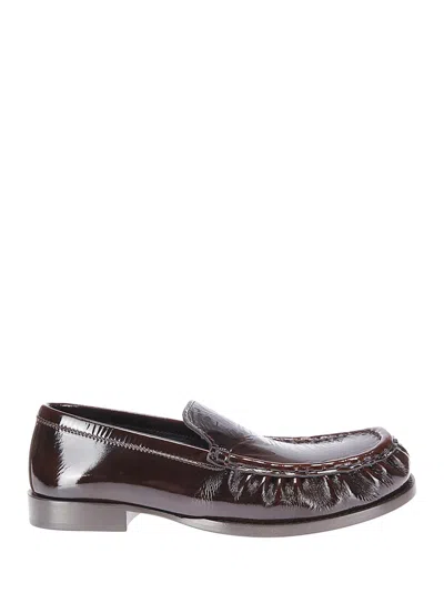 DRIES VAN NOTEN DRIES VAN NOTEN MOCCASIN SHOE WITH SHINY LEATHER