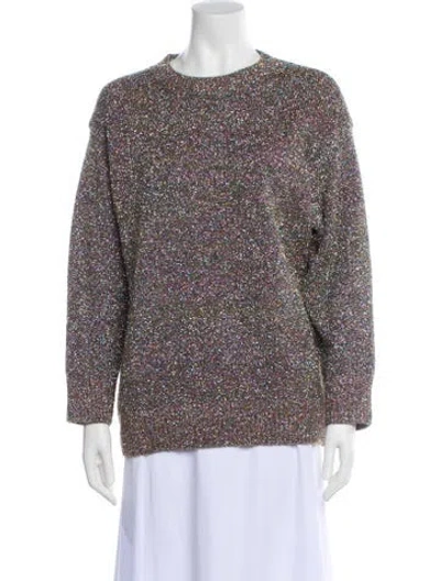 Pre-owned Dries Van Noten Mock Neck Sweater In Multi