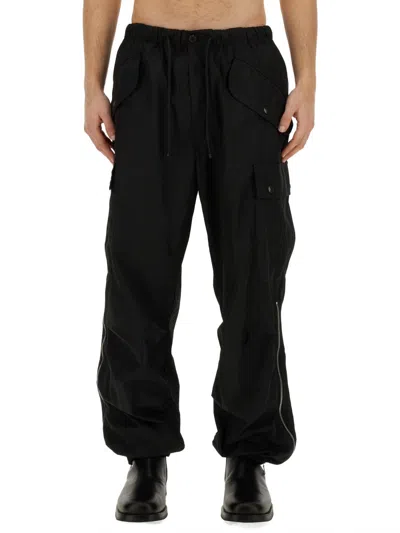 Dries Van Noten Men's Cargo Pants In Black