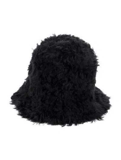 Pre-owned Dries Van Noten Mohair Hat In Black