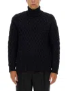 Dries Van Noten Mello Crewneck Jumper In Blue