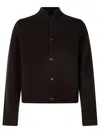 Dries Van Noten Moorea Wool Cardigan Clothing In Brown