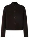 Dries Van Noten Moorea Wool Cardigan Clothing In Brown