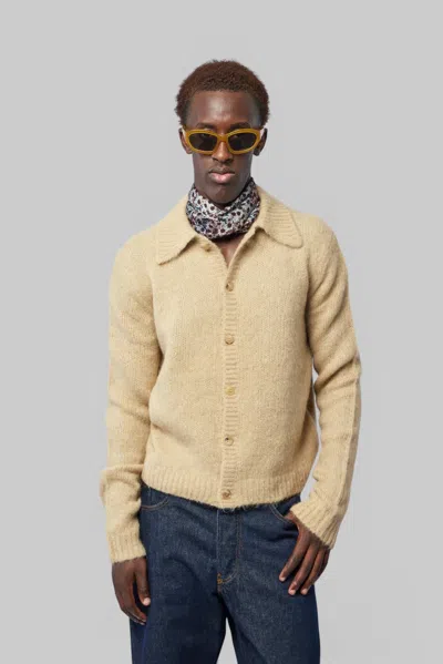 Dries Van Noten Mora Cardigan In Beige
