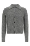 Dries Van Noten Men 03270-mora 2709 M.k.cardigan In Gray