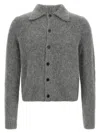 Dries Van Noten Men 03270-mora 2709 M.k.cardigan In Gray