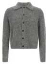 Dries Van Noten Men 03270-mora 2709 M.k.cardigan In Gray