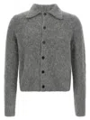 Dries Van Noten Men 03270-mora 2709 M.k.cardigan In Gray