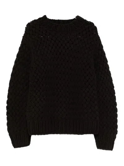 DRIES VAN NOTEN MOTEL 2710 M.K. SWEATER DBRN