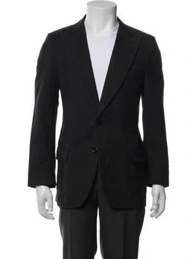 Pre-owned Dries Van Noten Moto Jacket In Black