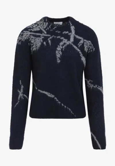 DRIES VAN NOTEN MOUCHE SWEATER IN ALPACA AND MERINO BLEND