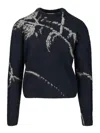 Dries Van Noten Mouche Sweater In Alpaca Blend In Black