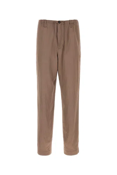 Dries Van Noten Casual Pants With Belt Loops In Animal Print