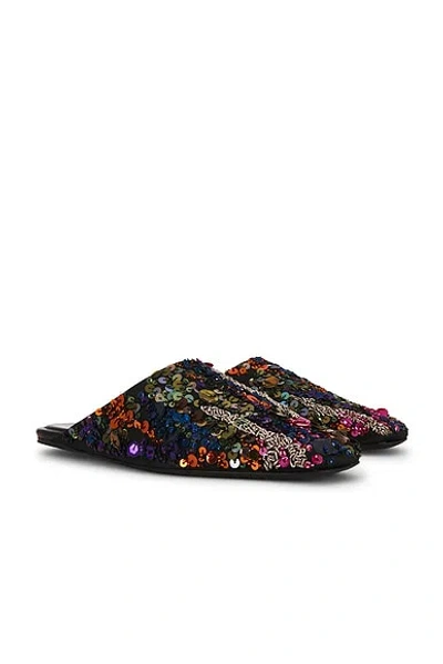 Dries Van Noten Mule In Multi