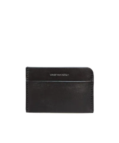 Dries Van Noten Multi-card Slot Clamp In Black