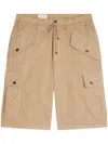 Dries Van Noten Multi-pocket Cargo Shorts In Neutrals