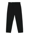 Dries Van Noten Front Pleated Casual Pants In Black