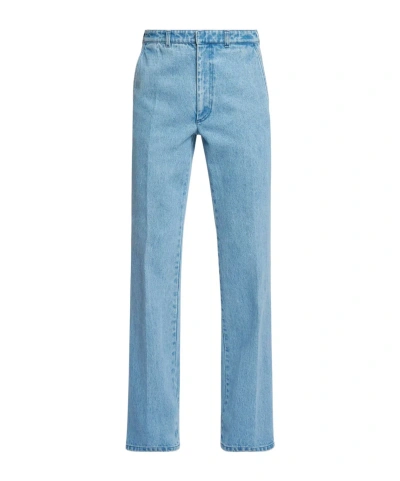 Dries Van Noten Multi-pocket Jeans In Blue