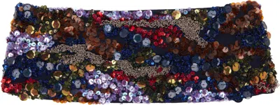 Dries Van Noten Multicolor Embroidered Cummerbund Belt