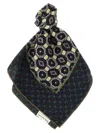 Dries Van Noten Geometric Pattern Silk Scarf With Intricate Detailing In Multi