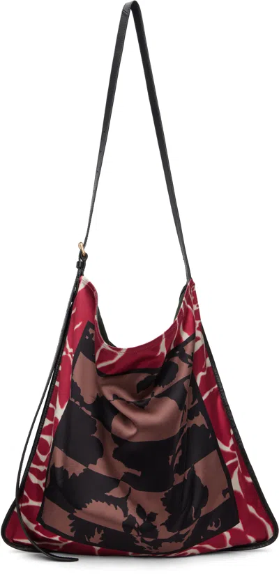 Dries Van Noten Multicolor Small Scarf Tote