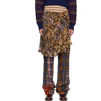 Dries Van Noten Multicolor Viscose Skirt Trousers