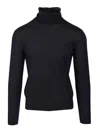 Dries Van Noten Munas Jumper Regular Fit Knitwear Blue In Black