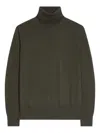 Dries Van Noten Munas Wool Turtleneck Sweater In Brown